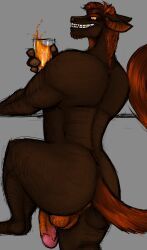 alcohol, anthro, balls, beverage, fingers