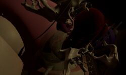 glamrock_chica_(fnaf), roxanne_wolf_(fnaf), five_nights_at_freddy's, five_nights_at_freddy's:_security_breach, garry's_mod