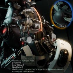 blade_wolf, glados, konami, metal_gear, metal_gear_rising