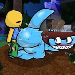 cyan_(rainbow_friends), noob, noob_(roblox), robloxian, rainbow_friends