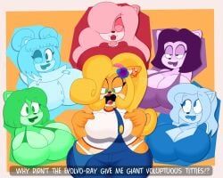 ami_bandicoot, coco_bandicoot, isabella_bandicoot, liz_bandicoot, megumi_bandicoot