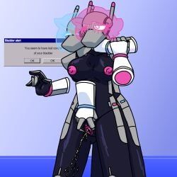 magik_woman, abstract_background, android, antennae_(anatomy), asphyxiation