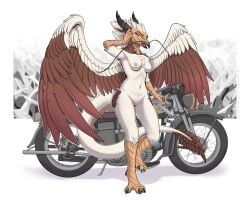 eva_(ozawk), mythology, madbeak, 4_toes, 5_fingers