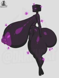 enderman, enderwoman, minecraft, darkhcat, 1girls