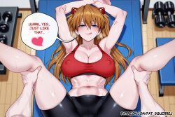 asuka_langley_sohryu, neon_genesis_evangelion, fatest_squirrel, 1boy, arms_up