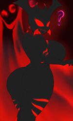 zalgo, zalgo_(creepypasta), creepypasta, 1girls, anthro