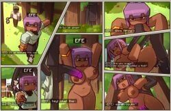 efe_(minecraft), enderman, herobrine, minecraft, harrystuff27