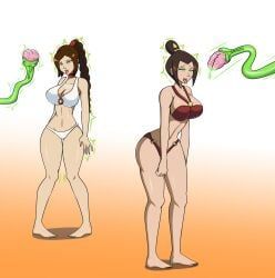 azula, brain_eating_meteor, ty_lee, avatar_the_last_airbender, the_grim_adventures_of_billy_and_mandy