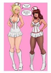 gearthefae, sapphirefoxx, 2girls, blonde_female, blonde_hair