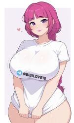 evolution_archer_(clash_royale), clash_(series), clash_royale, bibilove18, breasts