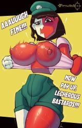 ena, ena_(dream_bbq), ena_(series), ferrousred, angry
