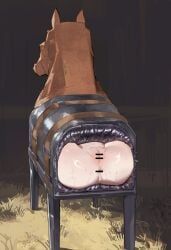 original, dd_yudachi_poi, 1girl, anus, ass