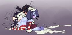 filia_(skullgirls), leviathan_(skullgirls), samson_(skullgirls), squigly, skullgirls