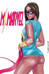 kamala_khan, ms._marvel, marvel, 1girls, ass