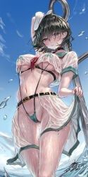 murasa_minamitsu, touhou, haruno_(kuromitugozen), 1girl, adapted_costume