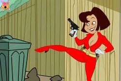 trudy_proud, disney, disney_channel, the_proud_family, hunnyhive(artist)