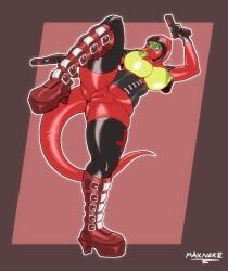 lazlo_becker, maxner12, action_pose, anthro, bodysuit