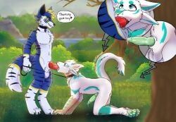mythology, artywolf, all_fours, anthro, bdsm