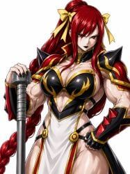 erza_scarlet, fairy_tail, armor, black_nails, erza