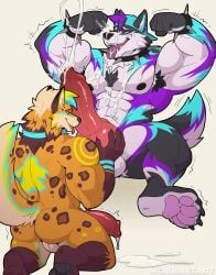 mcnubbies, anthro, big_brother, bird_dog, bodily_fluids
