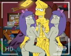 bart_simpson, sherri_mackleberry, terri_mackleberry, the_simpsons, 1boy