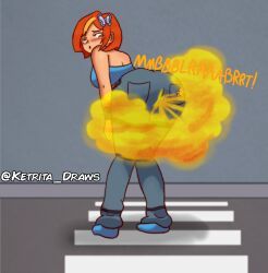 butterfly_(planetronika), planetronika, ketrita, 1girl, ass