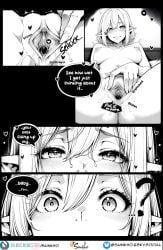 sainkho, 1girl, breasts, breasts_grab, female