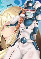 elio_(pokemon), hau_(pokemon), lusamine_(pokemon), nihilego, ultra_recon_squad