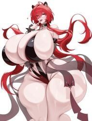 chaos_zero_nightmare, luunamito, 1girl, animal_ears, bikini