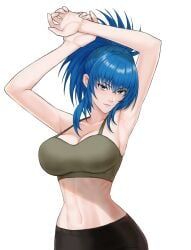 leona_heidern, king_of_fighters, yukimune, 1girls, adult