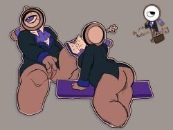 rodger_(dandy's_world), belly, bent_over, big_ass, chubby_male