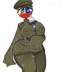 russian_empire_(countryhumans), countryhumans, countryhumans_girl, kak0yt0_chel_style, blue_eyes