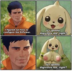 digimon_(species), terriermon, digimon, gudlmok99, 1boy