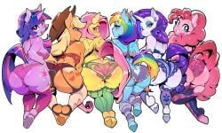 applejack_(mlp), fluttershy_(mlp), pinkie_pie, rainbow_dash_(mlp), rarity_(mlp)