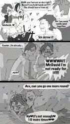 chiem_david, fontana_levi, markey_ace, matthews_xander, danganronpa