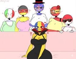 germany_(countryhumans), italy_(countryhumans), poland_(countryhumans), romania_(countryhumans), spain_(countryhumans)