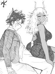 izuku_midoriya, mina_ashido, mina_ashido_time-skip, boku_no_hero_academia, my_hero_academia