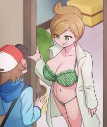 hilbert_(pokemon), professor_juniper, pokemon, pokemon_bw, kai-too