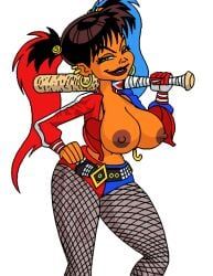 harley_quinn_(cosplay), panda_delgado, body_bags, dboy, 1girls