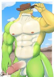 gummigoo_(the_amazing_digital_circus), the_amazing_digital_circus, 1boy, 1male, abs