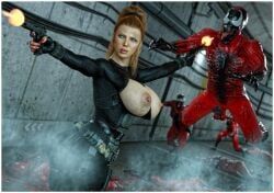 black_widow_(marvel), carnage_(marvel), scarlett_johansson, spider-man, marvel