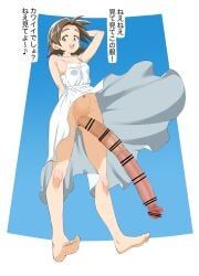 sawa_azusa, girls_und_panzer, shinisou-nakoorogi, 1futa, brown_hair