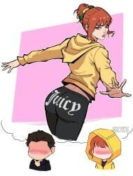 jean_grey, peter_parker, sadie_sink, spider-man, spider-man_(tom_holland)