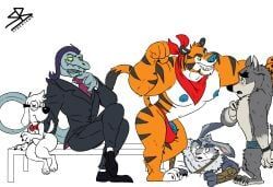 agent_classified, bunnymund, easter_bunny, easter_bunny_(rise_of_the_guardians), mr._peabody