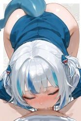 gawr_gura, hololive, krowenx, 1girls, ass