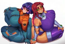 juno_(overwatch), koriand'r, starfire, dc, dc_comics