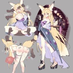 vulpisfoglia_(arknights), arknights, artist_request, 1girls, animal_ears