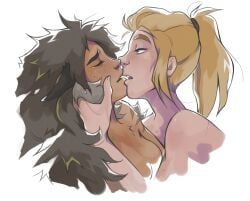 adora, catra, she-ra_and_the_princesses_of_power, limeshaped, kissing