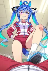 twin_turbo_(umamusume), umamusume, umamusume_pretty_derby, 1boy, animal_ears
