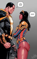 black_adam, wonder_girl, yara_flor, dc_comics, doomart